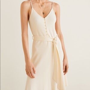 Mango Bow Knitted Dress